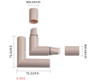 Últimos blogs da empresa sobre L‑Shaped Angled Cosmetic Pen Tube E‑892, Ergonomic Packaging for Liquid Brow & Concealer