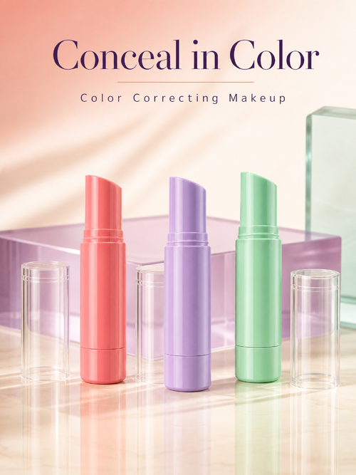 Últimos blogs da empresa sobre Embalagem de bastão cosmético E-891 Series Twist-Up para blush cremoso sólido, batom, marca própria