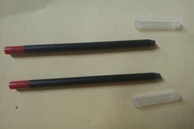 Lápis duradouro do batom do PVC que empacota o ISO imprimindo de seda do tubo tirado