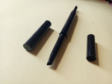 Extremidade dobro auto lápis de sobrancelha inclinado com ISO profissional do OEM da escova