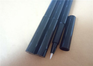 Material plástico 10,4 * 136.5mm dos PP do tubo líquido vazio preto do lápis do lápis de olho