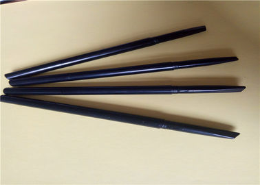 Lápis de sobrancelha inclinado duas extremidades, lápis de sobrancelha preto 138,3 * 9.1mm do ABS