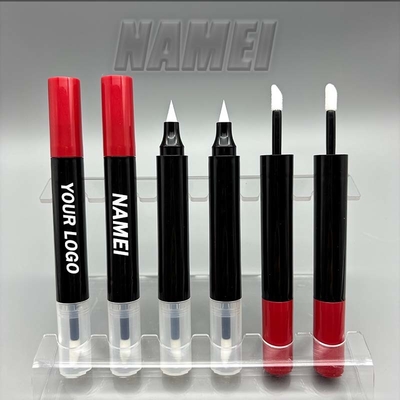 Bom preço. Sombra de olho Tubos de Olho Custom Label Privado Duplo Cabeça Vazio Container Bonito Sombra de Olho Eyeliner Tubos Vazio Eyeliner Tube on-line