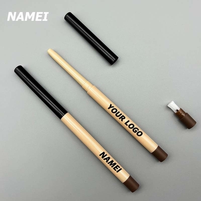 Bom preço. Personalizar Lip Liner lápis de sobrancelha tubo de delineador de olhos com escova lábio de liner lápis recipiente com triturador on-line