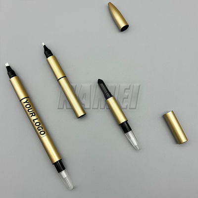 Bom preço. 3 em 1 OEM ODM personalizado caneta de sobrancelha molde de maquiagem caneta de delineador de olhos embalagem cosmética tubo embalagem cosmética on-line