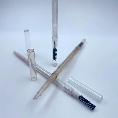 Bom preço. embalagem de lápis de sobrancelha multifuncional recipiente de lápis de sobrancelha com escova recipiente de lápis de sobrancelha vazio para cosméticos on-line