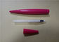 Lápis líquido plástico do lápis de olho dos PP que empacota alguma forma 125,3 * 8.7mm do pimentão da cor