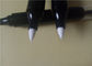 Double Use ABS Waterproof Eyebrow Pencil Packaging Black Color 141.7 * 11mm