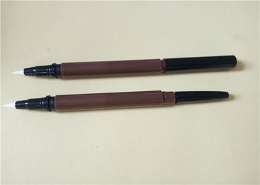 Bom preço. ABS Taupe Double Ended Eyeliner Embalagem Impressão de logotipo 143,8mm comprimento on-line