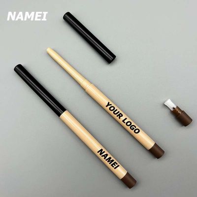 Personalizar Lip Liner lápis de sobrancelha tubo de delineador de olhos com escova lábio de liner lápis recipiente com triturador