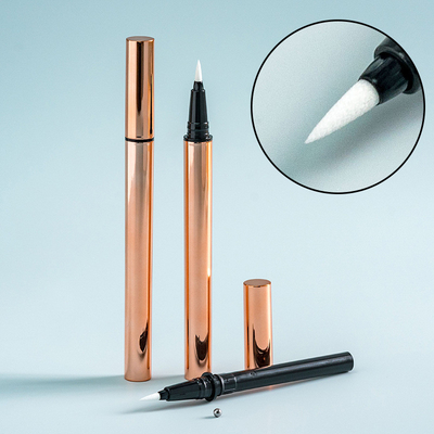 Bom preço. tubos de maquiagem profissionais de linhas de olhos embalagem vazia Esferas de balanço de ouro líquido tubos de linhas de olhos caneta de embalagem de linhas de olhos personalizada on-line