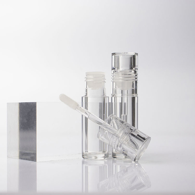 Bom preço. tubos de brilho labial de cor personalizada recipiente cosmético transparente tubos de brilho labial bonitos recipientes de brilho labial com logotipo personalizado on-line