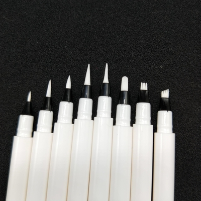 Bom preço. Portagem em grosso de caneta de maquiagem de sobrancelhas líquidas vazias, de cor rosa, de tom de sobrancelha, de lápis de tubo, embalagem de 4 pontas de garfo on-line