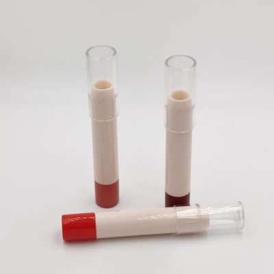 Bom preço. Colorido Branco Vazio Redondo de Plástico Batom de Lábios Bálsamo de Lábios Recipiente de Lábios Tubo de Lábios Recipiente Cosmético Personalizado on-line