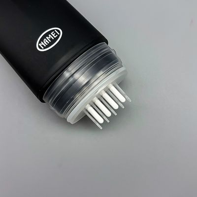 Bom preço. Embalagem de óleo de crescimento capilar de plástico de cor personalizada com aplicador de penteador de cabelo on-line