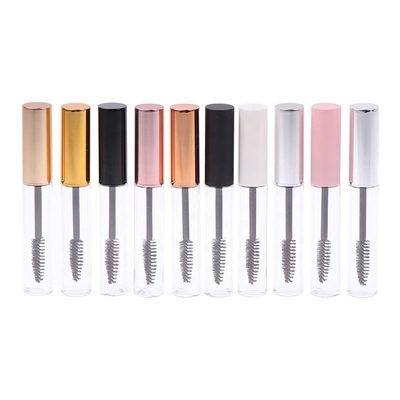Bom preço. 10 ml tubo de mascara de plástico com pincel de cores personalizadas on-line
